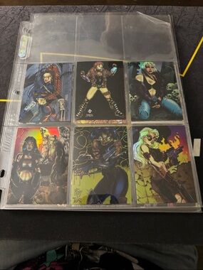 Razor-Evil Ernie & Lady Death comic cards